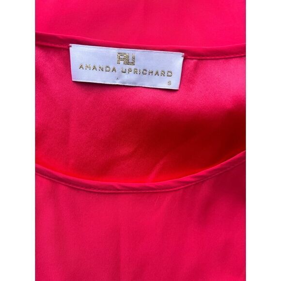AMANDA UPRICHARD SILK DRESS SIZE SMALL - Picture 5 of 7
